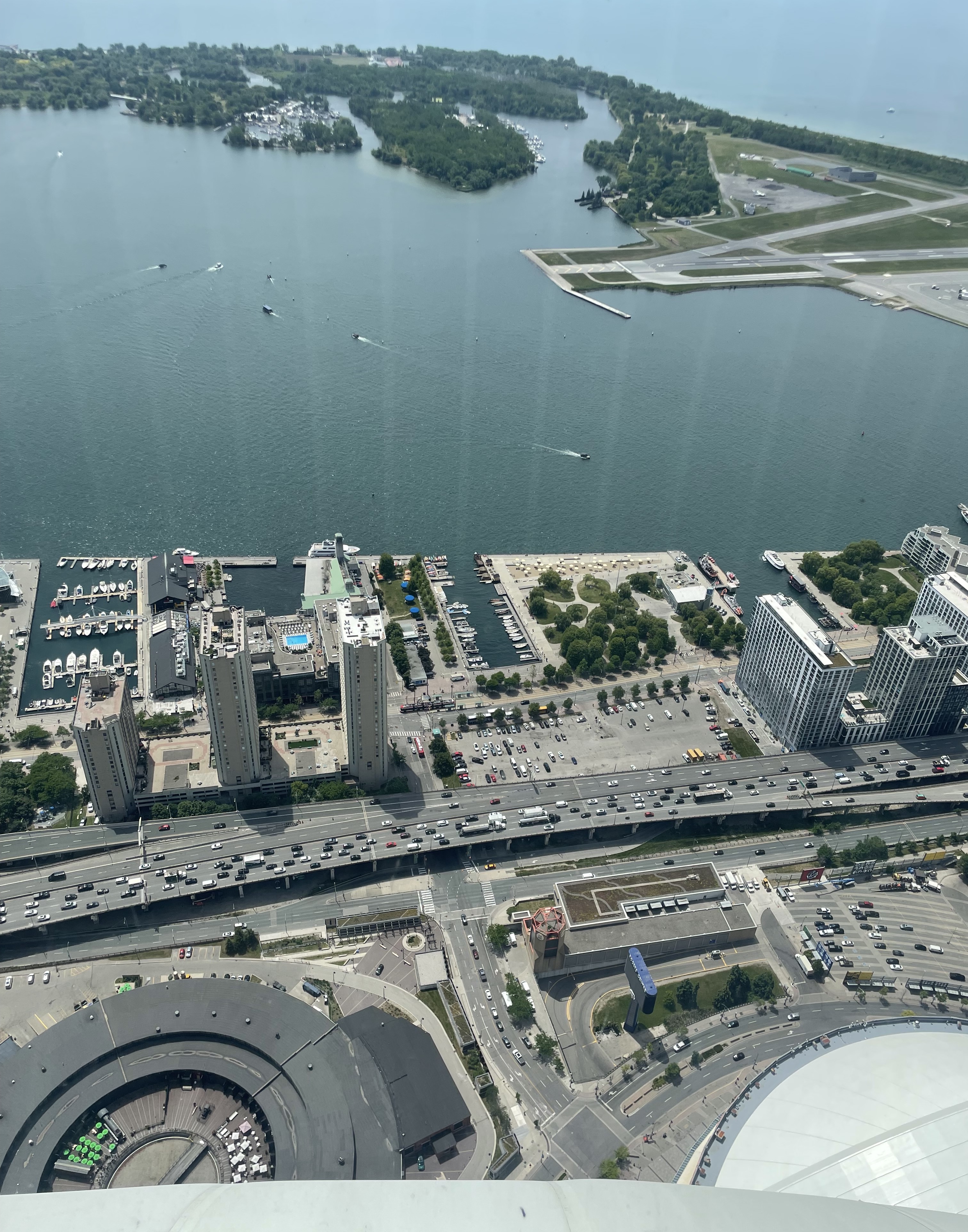 VIEW FROM THE CN TOWER