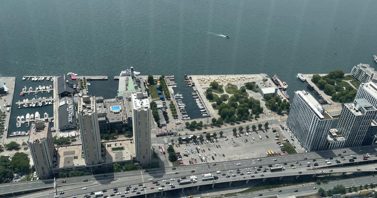 VIEW FROM THE CN TOWER