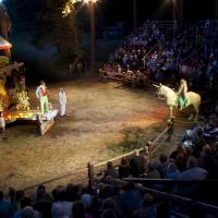 our "Killing Konundrum" scene in Everyone at Caravan Farm Theatre, Photo: Tim Matheson